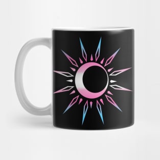 Transgender Celestial Spiritual Trans Pride Sun Moon Boho Yoga Mug